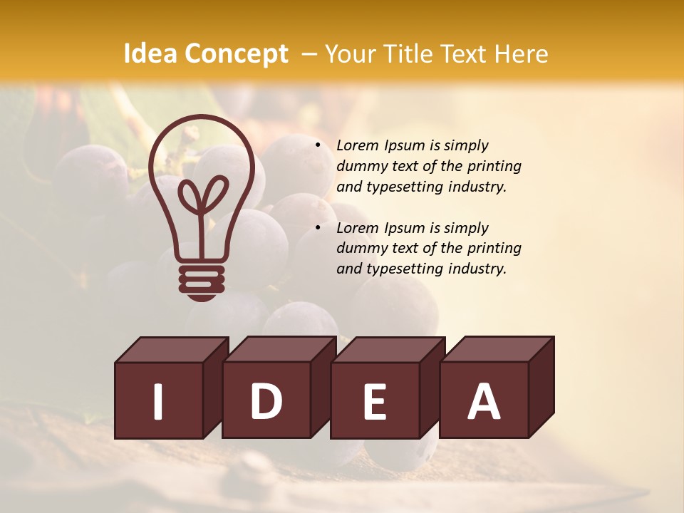 Organic Country Vineyard PowerPoint Template