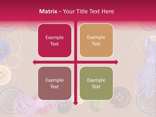 Yellow Embroidery Details PowerPoint Template