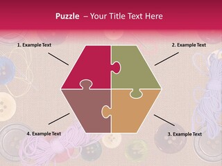 Yellow Embroidery Details PowerPoint Template