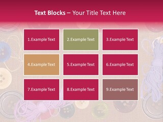 Yellow Embroidery Details PowerPoint Template