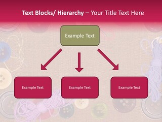 Yellow Embroidery Details PowerPoint Template