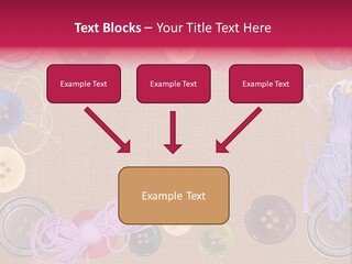 Yellow Embroidery Details PowerPoint Template