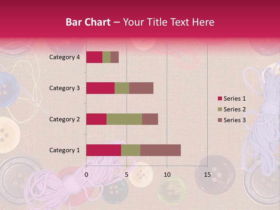 Yellow Embroidery Details PowerPoint Template