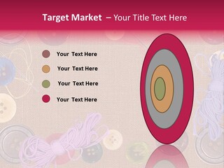 Yellow Embroidery Details PowerPoint Template