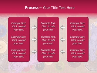 Yellow Embroidery Details PowerPoint Template