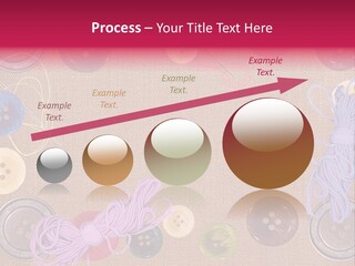 Yellow Embroidery Details PowerPoint Template