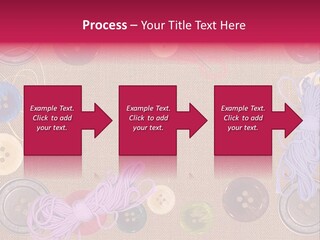 Yellow Embroidery Details PowerPoint Template