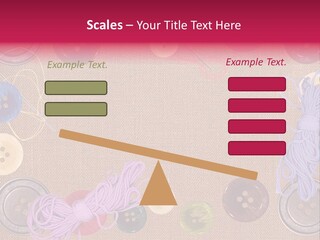 Yellow Embroidery Details PowerPoint Template