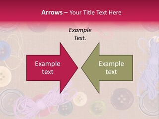 Yellow Embroidery Details PowerPoint Template