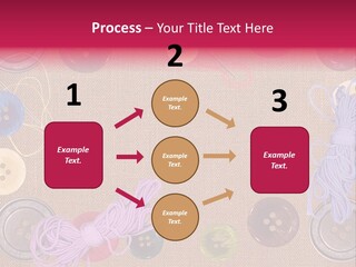 Yellow Embroidery Details PowerPoint Template