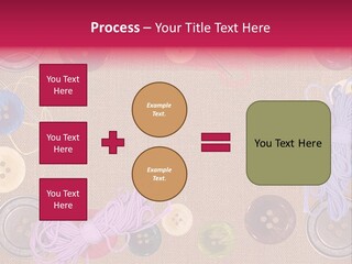 Yellow Embroidery Details PowerPoint Template