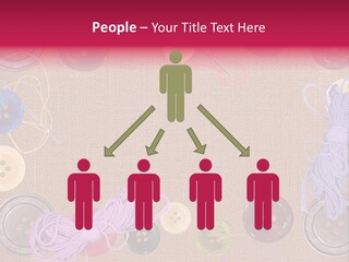 Yellow Embroidery Details PowerPoint Template