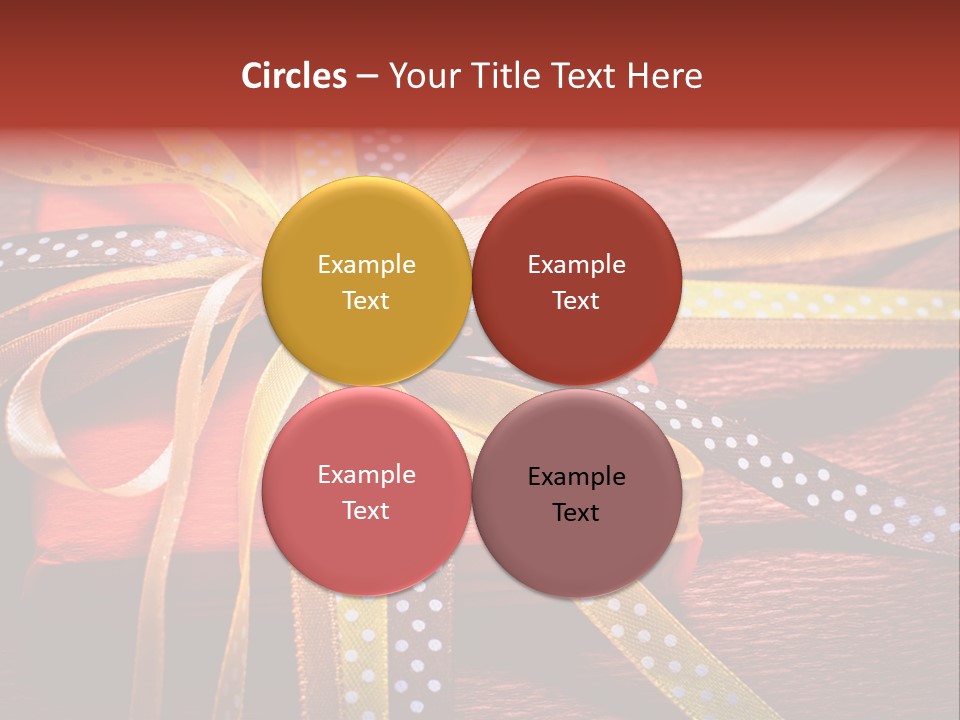 Wrap Brown Blur PowerPoint Template