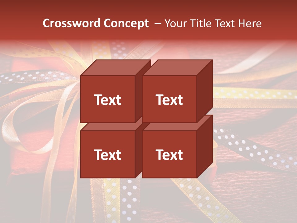 Wrap Brown Blur PowerPoint Template