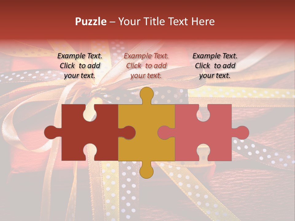 Wrap Brown Blur PowerPoint Template