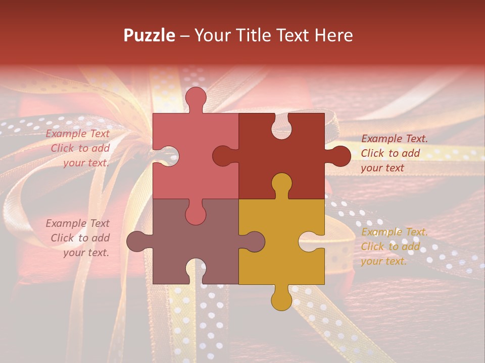 Wrap Brown Blur PowerPoint Template