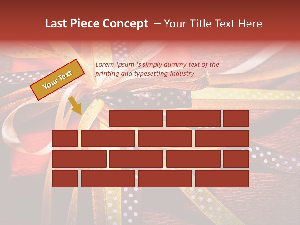 Wrap Brown Blur PowerPoint Template