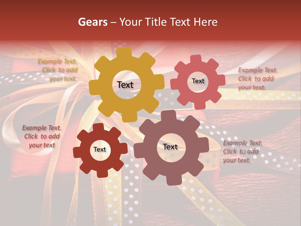 Wrap Brown Blur PowerPoint Template