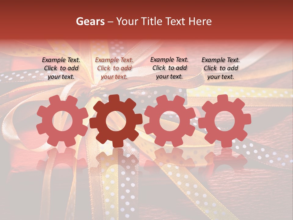 Wrap Brown Blur PowerPoint Template