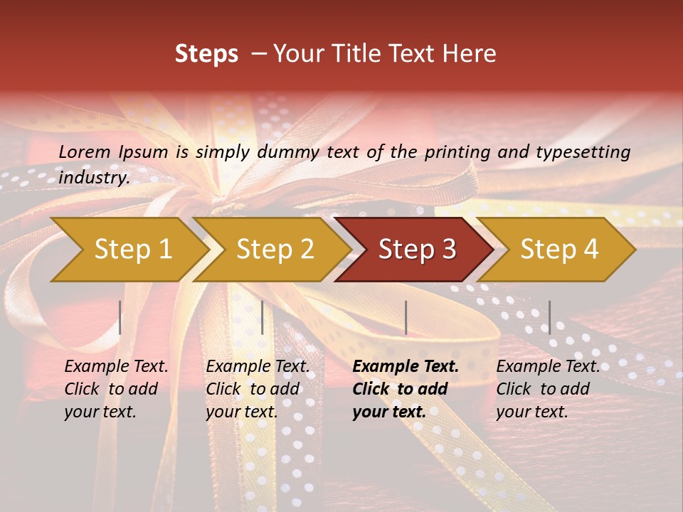 Wrap Brown Blur PowerPoint Template
