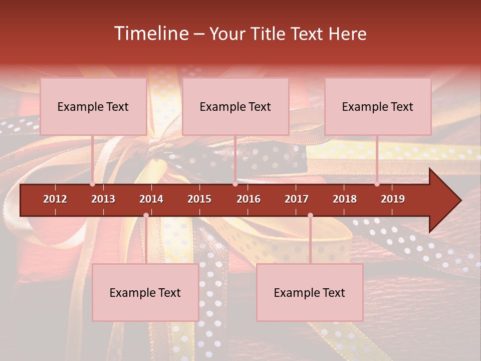 Wrap Brown Blur PowerPoint Template
