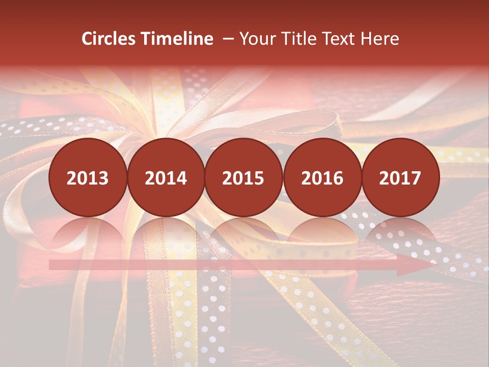 Wrap Brown Blur PowerPoint Template