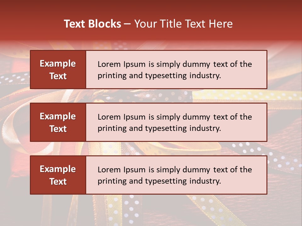 Wrap Brown Blur PowerPoint Template