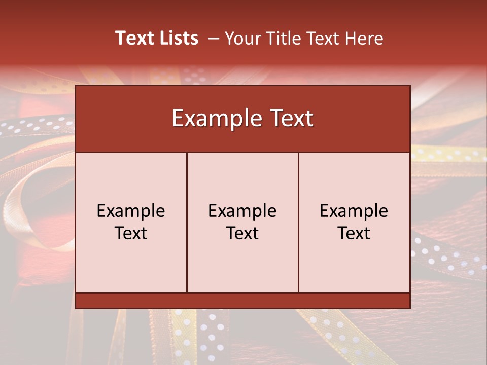 Wrap Brown Blur PowerPoint Template