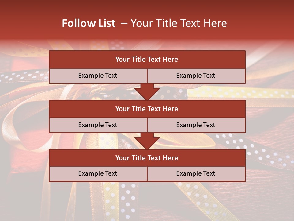 Wrap Brown Blur PowerPoint Template