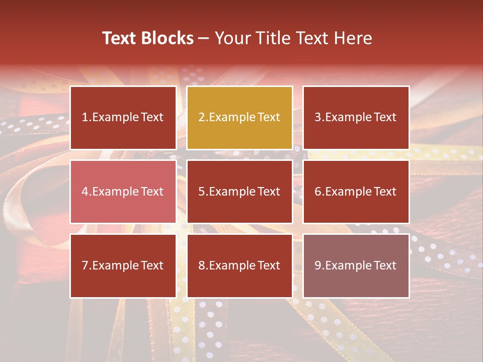 Wrap Brown Blur PowerPoint Template