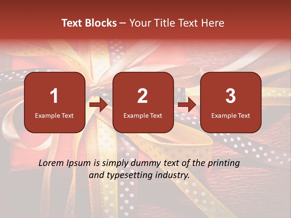 Wrap Brown Blur PowerPoint Template