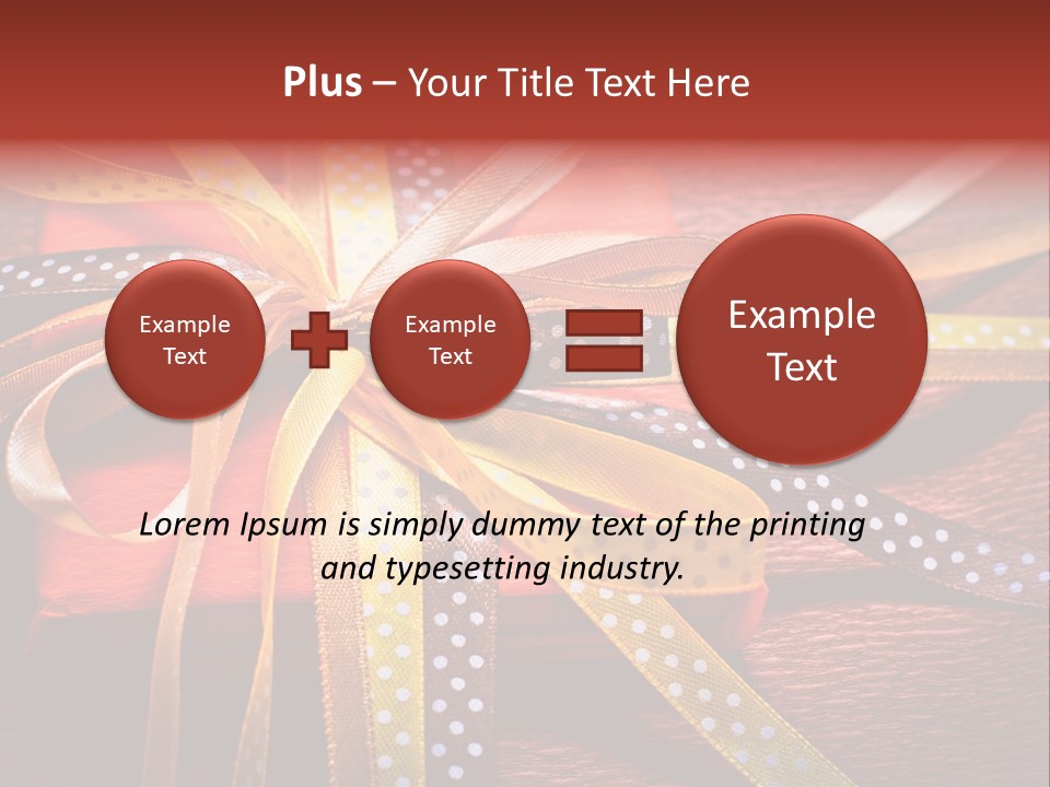 Wrap Brown Blur PowerPoint Template