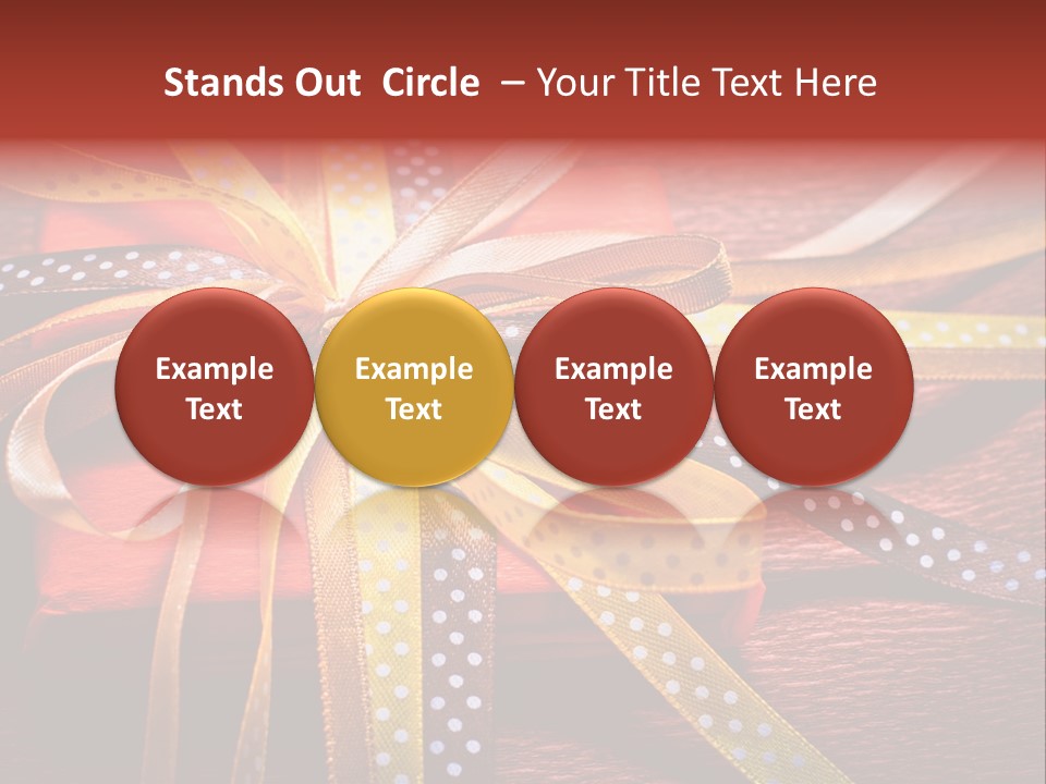 Wrap Brown Blur PowerPoint Template