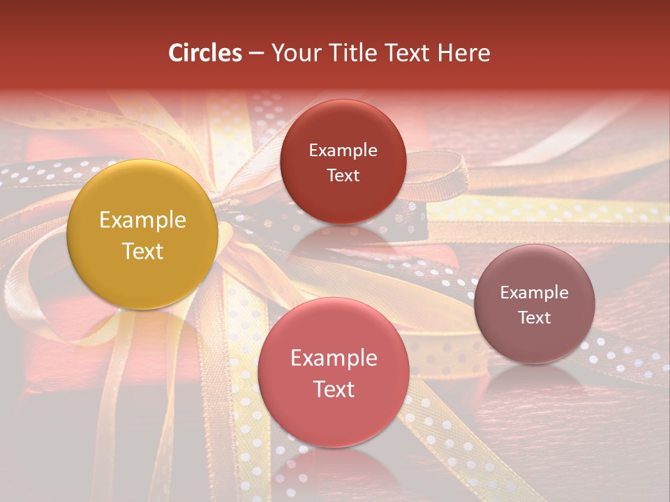 Wrap Brown Blur PowerPoint Template