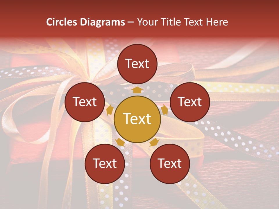 Wrap Brown Blur PowerPoint Template