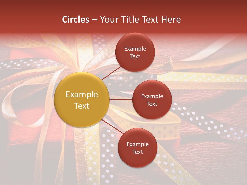 Wrap Brown Blur PowerPoint Template