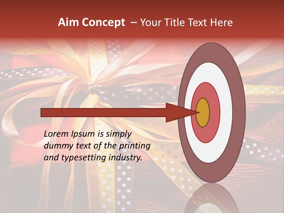 Wrap Brown Blur PowerPoint Template