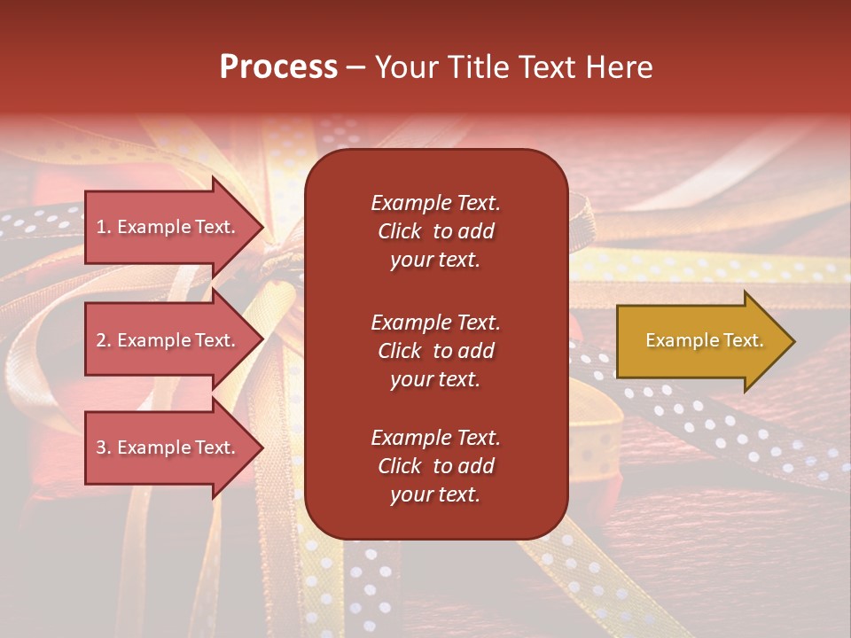 Wrap Brown Blur PowerPoint Template