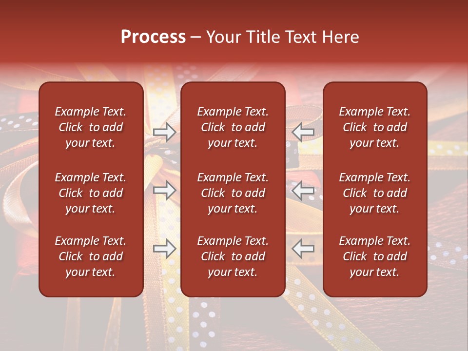 Wrap Brown Blur PowerPoint Template