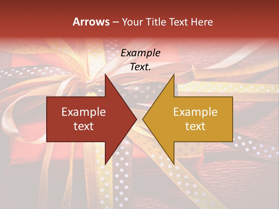 Wrap Brown Blur PowerPoint Template