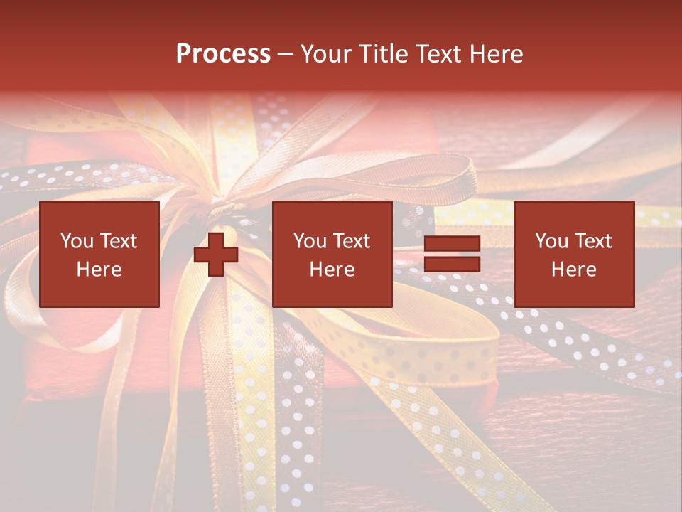 Wrap Brown Blur PowerPoint Template