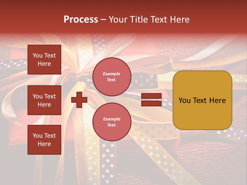 Wrap Brown Blur PowerPoint Template