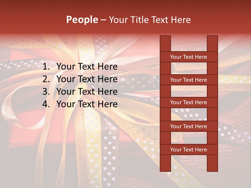 Wrap Brown Blur PowerPoint Template