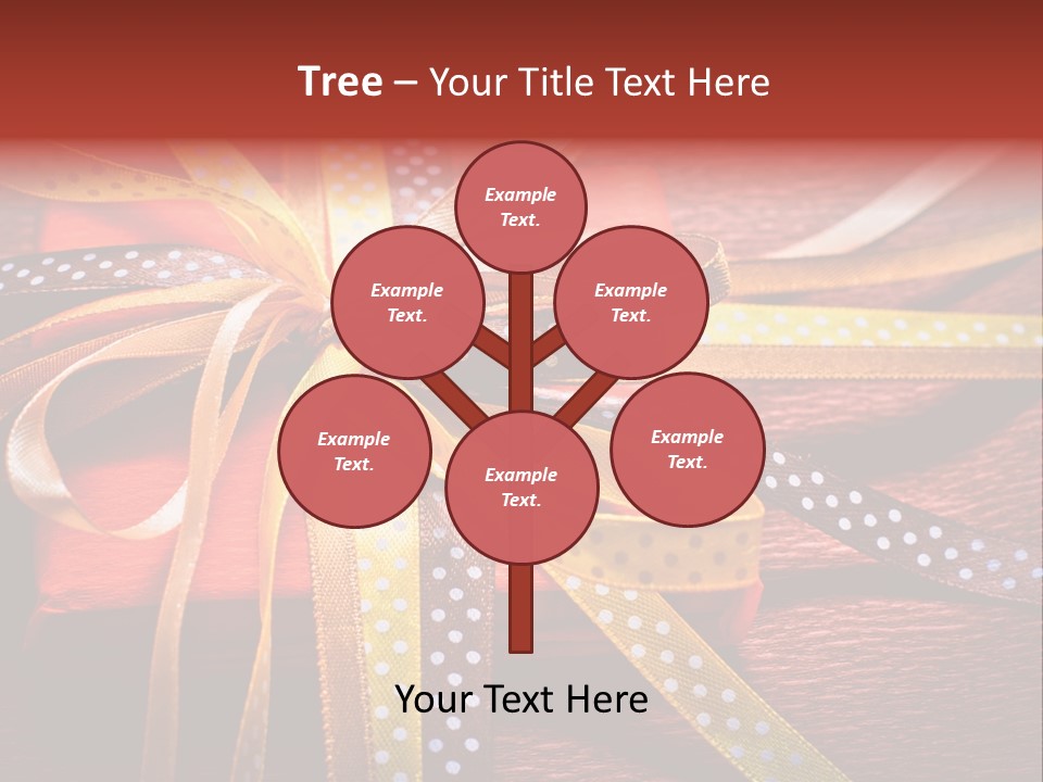 Wrap Brown Blur PowerPoint Template