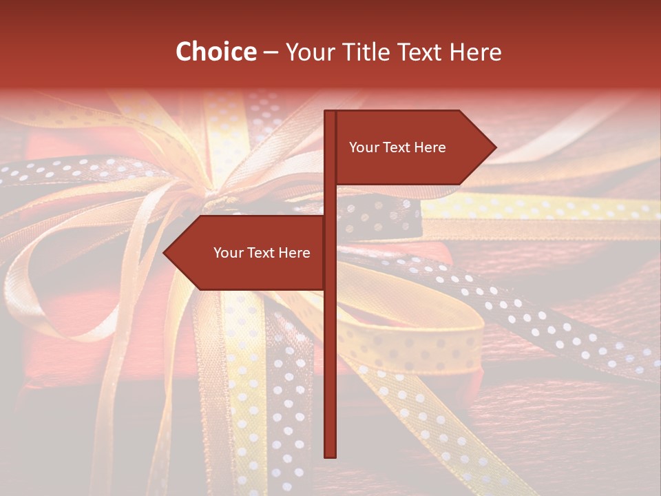 Wrap Brown Blur PowerPoint Template