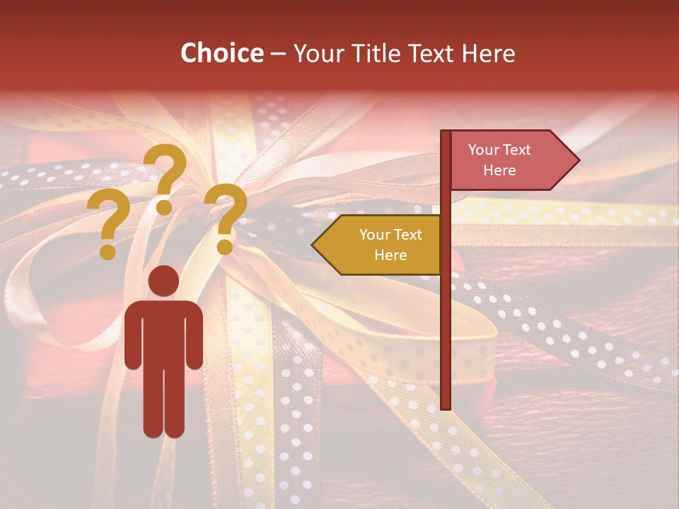 Wrap Brown Blur PowerPoint Template