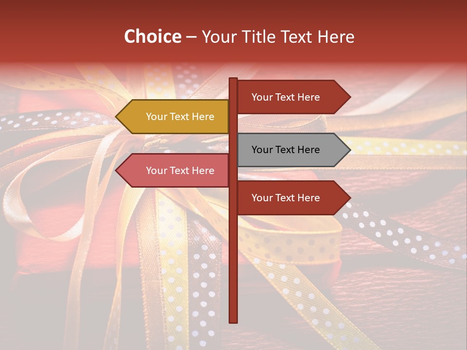 Wrap Brown Blur PowerPoint Template