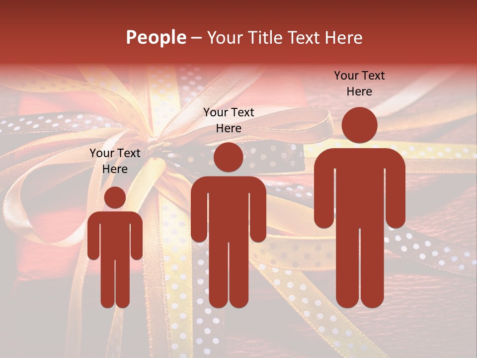 Wrap Brown Blur PowerPoint Template