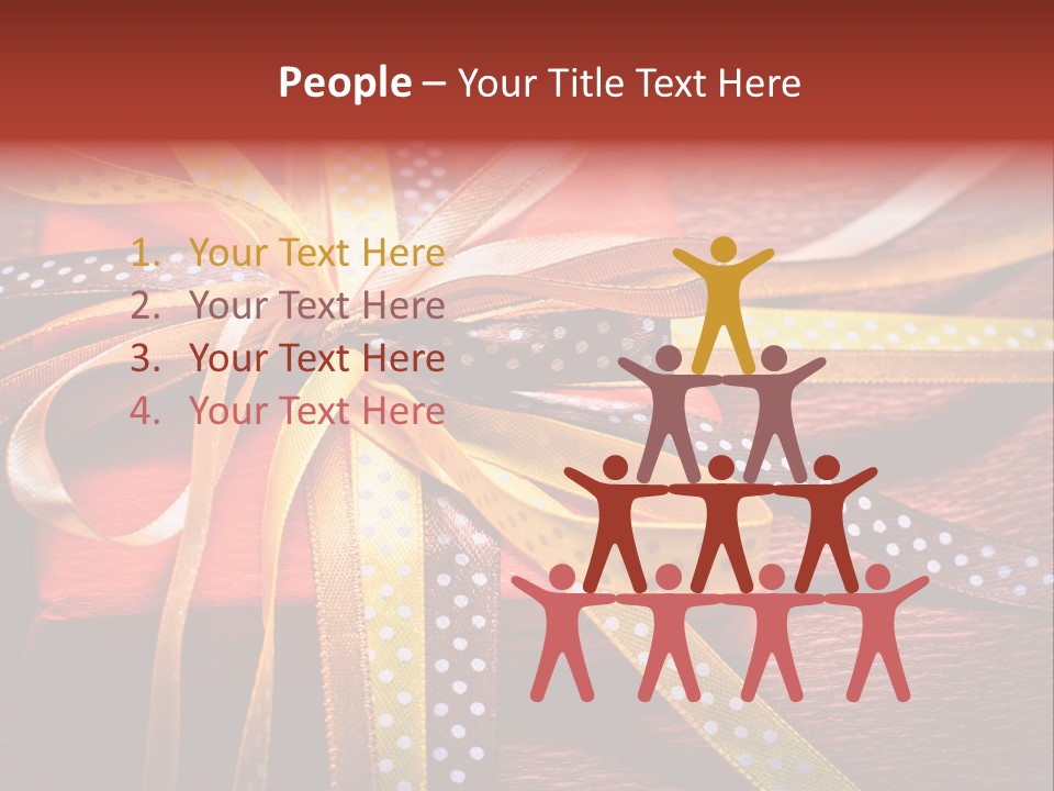 Wrap Brown Blur PowerPoint Template