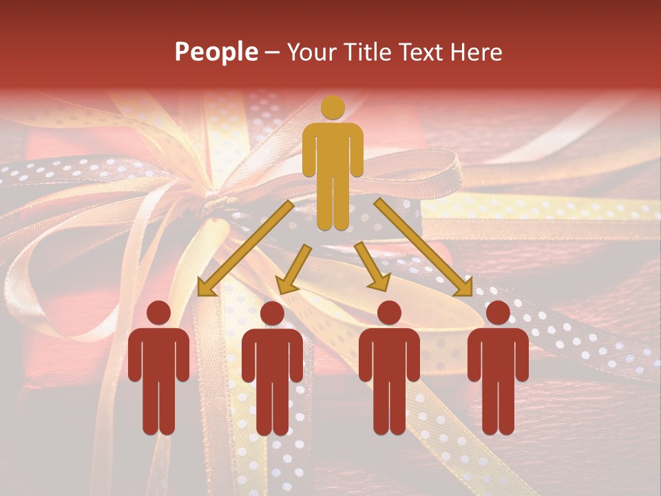 Wrap Brown Blur PowerPoint Template